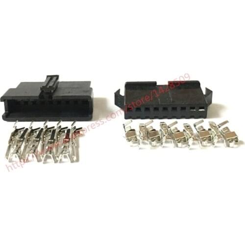 5 Sets Male And Female JST 2.54mm SM 9 Pin 9 Way Multipole Connector Plug With Terminal