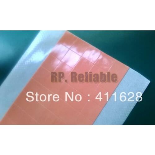 50x 10*10*0.25mm Double Sided Adhesive Thermal Conductive Sticker Glue for LED Light, Chip, Transistor, PCB with Heatskink