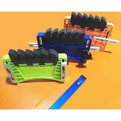 Woodworking Extended Feather Loc Board Set Multi-purpose Engraving Machine Double Featherboards Miter Gauge Slot DIY Tools