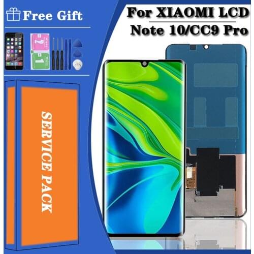 Original 6.47'' Display For Xiao Mi CC9 Pro Lcd LCD Display Touch Screen Digitizer Assembly For Xiao Mi Note 10 Note 10 lite