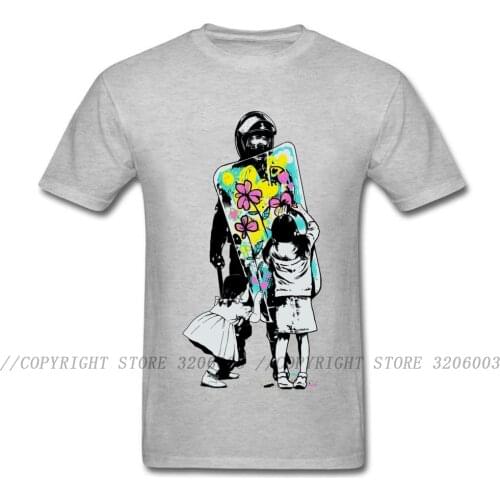 This Is Not A Riot T-shirt Peace Men T Shirt Lover Tshirt Grey Tops Child Doodle Tees Printed High Quality Cotton Clothes