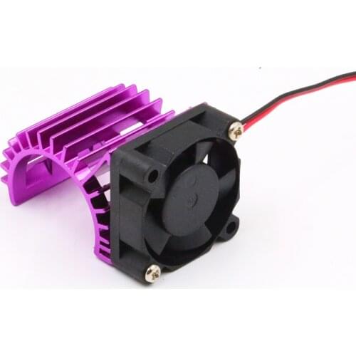 FATJAY rc hobby acc motors 24mm heatsink 2440 with 6V cooling fan JST JR connectors