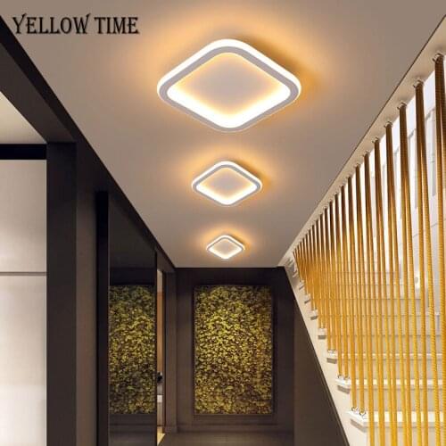 Square&Round Led Ceiling Light For Living room Bedroom Aisle Corridor Lighting Lamp Modern LED Ceiling Lamp Fixture AC110V 220V