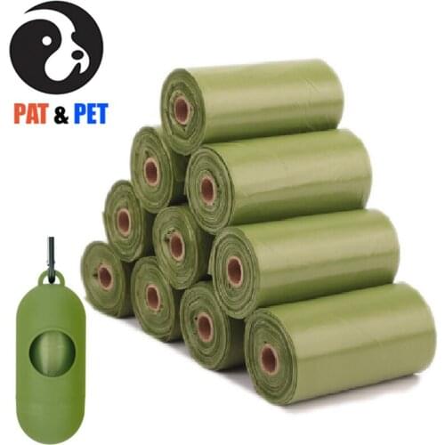 Dog Waste Bags with Dispenser and Leash Clip, Standard and EPI Additive
