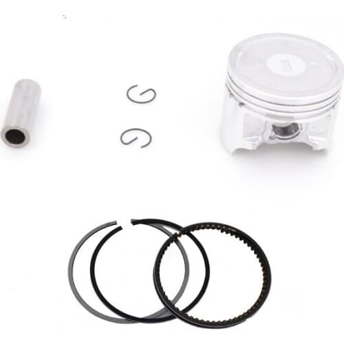 Motorcycle 53.5mm Piston 14mm Pin Ring 1.0*1.0*2.0mm Set For Qingqi Suzuki QS125 UZ125 QS UZ 125 125cc Egine Spare Parts