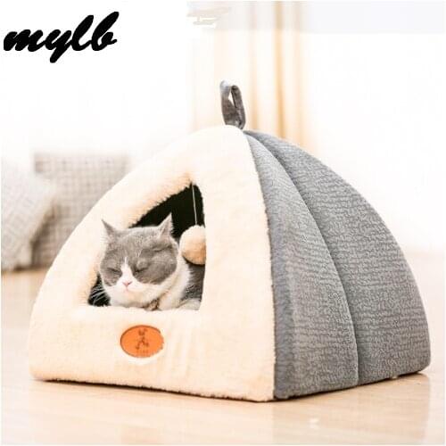 Mylb Dog Small Pet Teddy Four Seasons Cat Supplies Cat House Pet Beds Soft