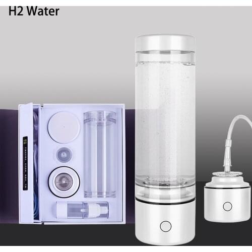 5000PPB Nano High Hydrogen Generator Water Bottle Rechargeable PEM Electrolysis Ionizer Alkaline Super AntiOxidation Pure H2 Cup