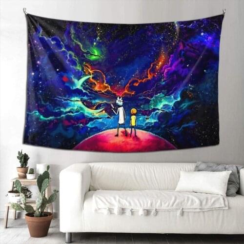 Starry Art Rick Mort Tapestry Wall Hanging Decoration