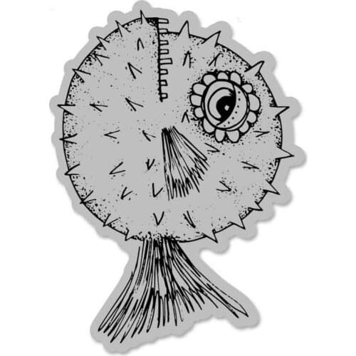 HARRY BLOWFISH Ocean Cutting Dies Clear Stamps Scrapbooking New Make Photo Album Card DIY Paper Embossing Craft Supplies 2021