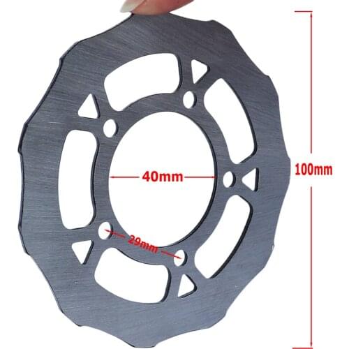 Universal motorcycle parts 100mm 5holes 40mm brake disc fit for Electric Wheel scooter on behalf of driving electric car