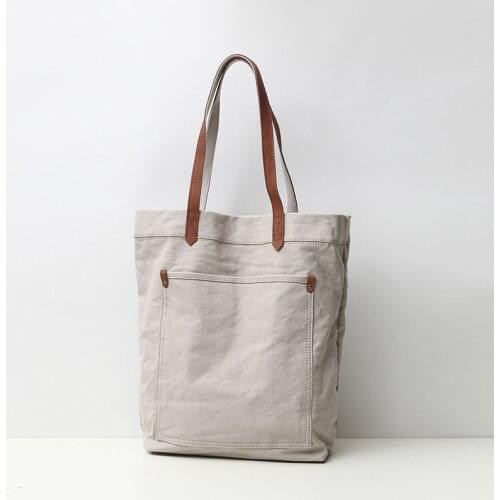 VIP LINK Canvas Shoulder Bag Japan Style Handbags For Women Young Girl Single-Shoulder Bag Customized LOGO And Dropshipping