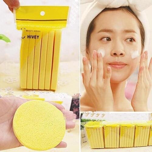 High Quality 12Ps Compressed Facial Cleaning Washing Puff Sponge Stick Soft Face Makeup Pads Cosmetic Puff Sponge Fashion