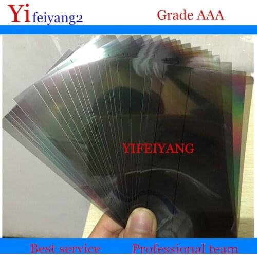 100pcs 100% OEM LCD Polarizer Film for iPhone 8 8p 7 7p 6s 6g 6p 5s 5 4 LCD Polarizer Film Polarization Light Film