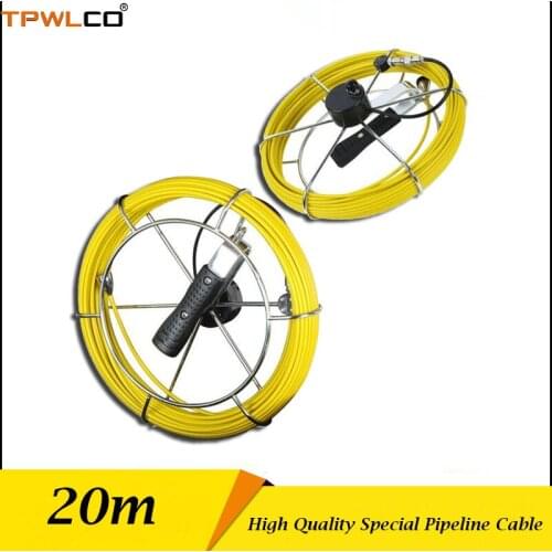 20m High Quality Special Pipeline Cable For Underwater Road Inspection Waterproof Camera System