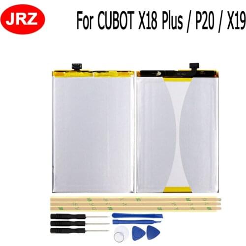 4000mAh For Cubot P20 Battery For Cubot X18 Plus Hight Capacity Top Quality Replacement Batteries With Tools For Cubot X19