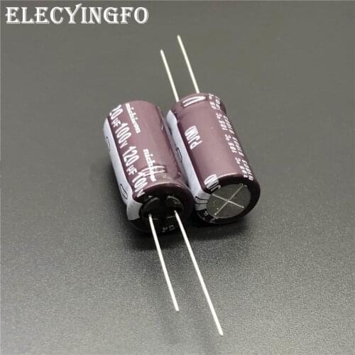 5pcs/50pcs 120uF 100V NICHICON PJ Series 12.5x25mm 100V120uF Low Impedance Long Life Aluminum Electrolytic capacitor