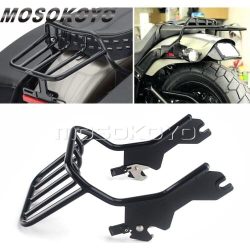 Motorcycle Luggage Rack For Harley Deluxe Softail Slim Heritage Classic Street Bob FLDE FLHC FLHCS FLSL FXBB FXST 2018-2020 2019