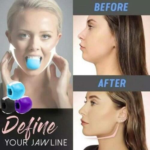 Face Fitness Ball Facial Toner Exerciser Facial Toner Jaw line Exerciser And Neck Toning Equipment Portable Fitness Equipment