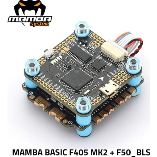 DIATONE MAMBA Basic F405 MK2 F4 Flight Controller Stack OSD W/ F50_BLS 4in1 50A Brushless ESC 3-6S DSHOT600 for FPV Racing Drone