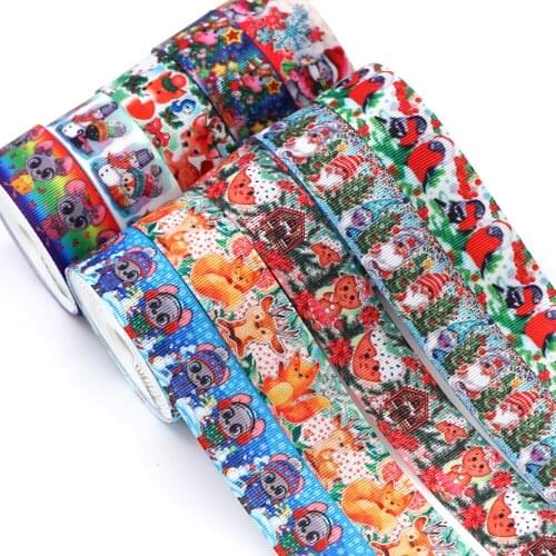 Cartoon Printed Grosgrain Ribbon 30940