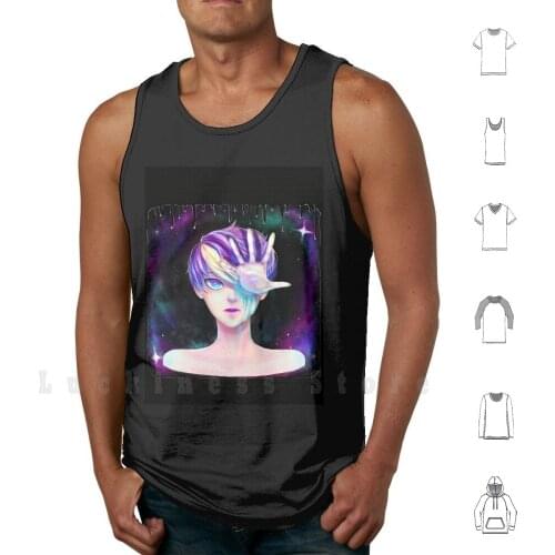 To Be Handed Tank Tops Vest Sleeveless Creepy Cute Cute Anime Manga Girl Beautiful Creepy Eye Surreal Fantasy Original