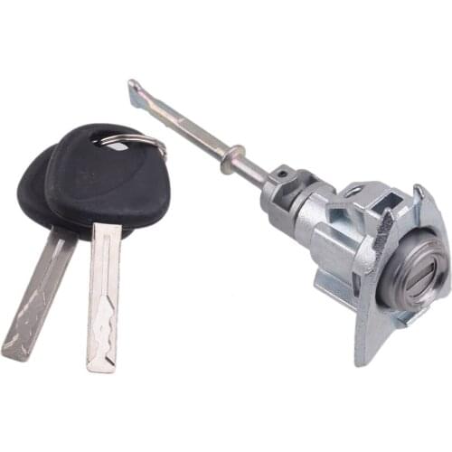 Metal Car Front Left Door Lock Cylinder With 2 Keys Fit For Hyundai Sonata Hybrid 2011 2012 2013 2014