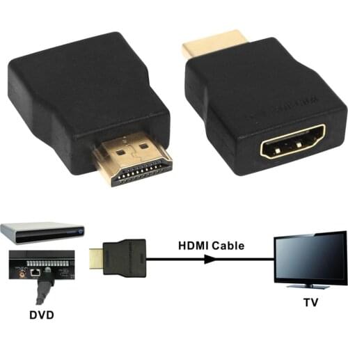 Mini Portable HDTV Signal Surge Protector ESD Protection HDTV Male to Female Surge Protective Plug Connector Adapter