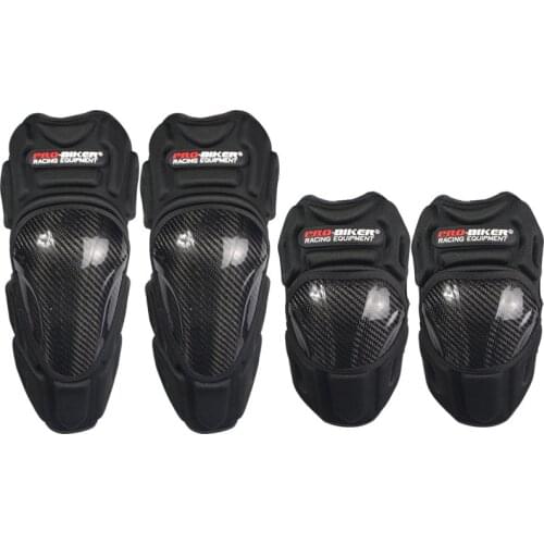 Motorcycle knee pads carbon fiber elbow pads knee protector kit Cycling outdoor sports Motocross ATV UTV Protective equipment