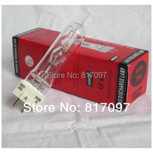 NSD 250W moving head Discharge Lamp 8000K moving head light Bulb stage lighting parts dmx light