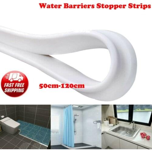Bathroom Water Stopper Flood Barrier Rubber Dam Silicon Water Blocker Dry and Wet Separation Home Improve Dropshiping