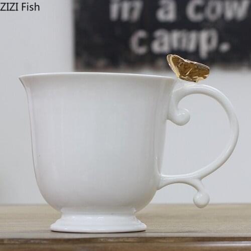 Simple Coffee Mugs Ceramic Mug Travel Cup Self Stirring Cups Kingfisher Chrysanthemum Tea Gift for Boyfriend 80*80mm 480ml