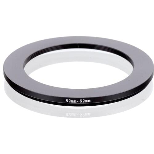 RISE(UK) 82mm-62mm 82-62mm 82 to 62 Step down Ring Filter Adapter black