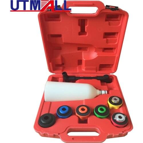 8PCS Oil Funnel Tool Universal Oil Filling System Set with Adaptors 2 Liter Oil Funnel Nylon Material Oversized