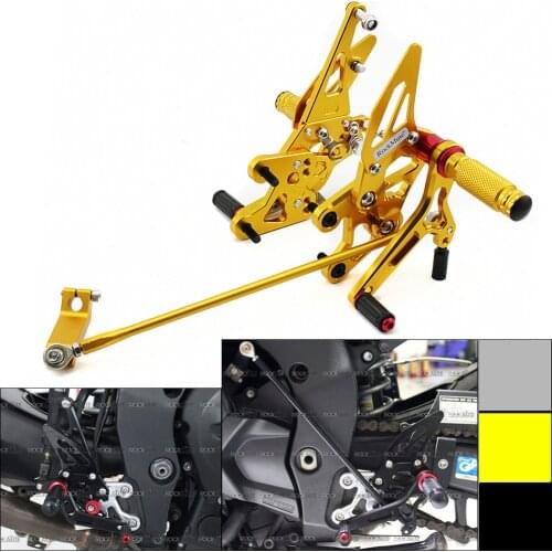 Rear Set Rearset Foot Peg Rest Footpeg Brake Shift Lever Pedal For YAMAHA FZ1 FZ-1 06-13 2006 2007 2008 2009 2010 2011 2012 2013