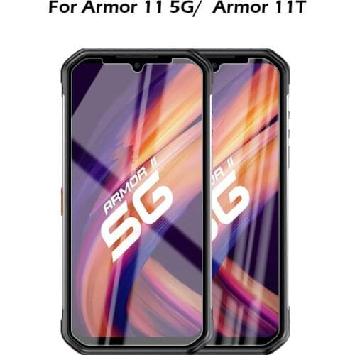 JGKK 2.5D Tempered Glass for Ulefone Armor 11 5G Armor11 Screen Protector for Armor 11T Front Protective Glass Full Cover
