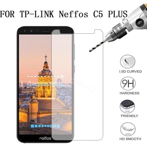 Premium Tempered Glass For TP-LINK Neffos C5 PLUS Screen Protector Toughened protective film For Neffos C 5 PLUS Case Glass