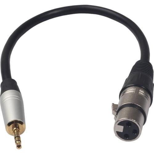 0.3M Xlr 3-Pin Male To 3.5Mm Stereo Plug Shielded Microphone Microphone Cable Trs Cable Jack 3.5 Male To Female 52923A