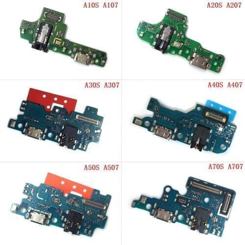 10PCS USB Charging Dock Port Connector Flex For Samsung A10S A107 A20S A207 A30S A307 A40S A407 A50S A507 A70S A707 M10S M30S