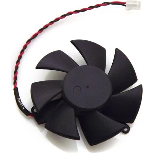 45mm 0.1A 2pin VGA cooler graphics Card cooling Fan For ELSA GLADIAC GT 430 LP 1GB GD430-1GERGL Cooling