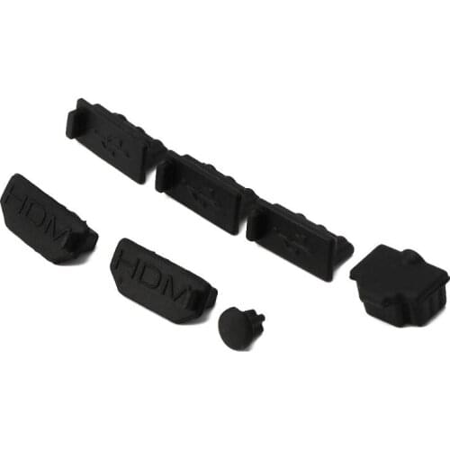 7Pcs HDMI Dust Plug Silicone Dust Proof Cover Stopper Dustproof Case Kits for X Gaming Console