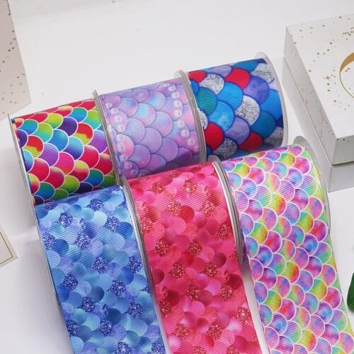 DIY Cartoon Stripe Printed Grosgrain Ribbon For Craft Supplies Sewing Accessories 5 Yards. PR-85749