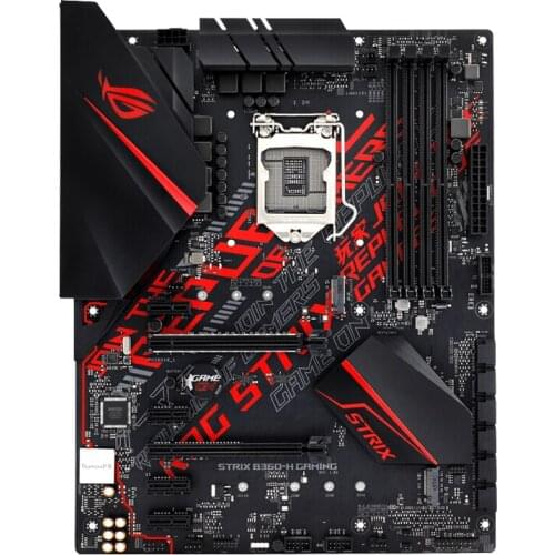USED Asus ROG STRIX B360-H GAMING Desktop Motherboard Intel B360 LGA 1151 Socket DDR4 64GB E-sports Game MAINBOARD SALES pc