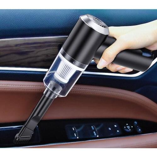 120W 5500pa Cordless Vacuum Cleaner Car Truck Duster Tool Wet & Dry Cleaning, with Washable HEPA Filter