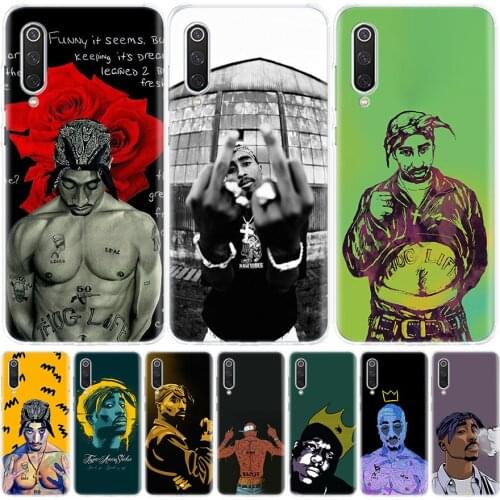 2Pac Tupac Amaru Shakur Phone Case for Xiaomi Redmi Note 10 9 9S 8T 8 7 8A 7 7A 6 6A 9A 9C S2 K20 K30 Pro Fashion Cover Coque