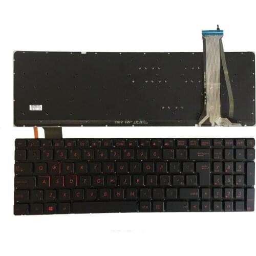 Czech keyboard For ASUS N551 N551J N551JB N551JK N551JM N551JQ G551 G551J G551JK G551JM G551JW G551JX backlit CZ laptop keyboard