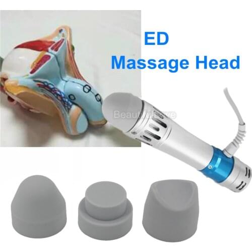 Fit ED Shockwave Therapy Machine Functional Silicone Head Massage Head For Shock Wave Treatments Relaxation Massager Accessories