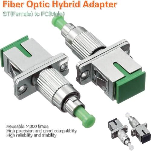 To SC Female FC Male Fiber Optic Adapter Optical Adaptor for Optical Power Meter