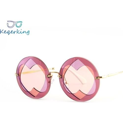 Round Metal Sunglasses Women Circular Cute Style Sunglass Fashion Retro Brand Designer Sun Glasses Vintage Spectacles ZA-75