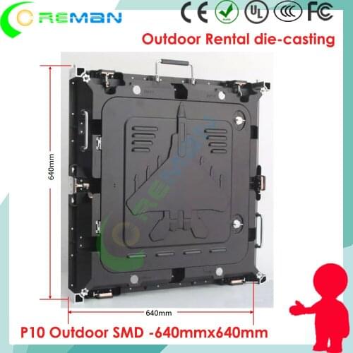 Ali express ru Spain brazil hot product lightweight die-casting cabinet led panel outdoor p10 p8 p5 price outdoor led video