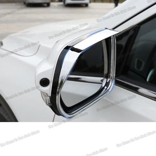 Lsrtw2017 Car Rearview Rain Shield Rainbrow Frame Trims for Trumpchi Gac Gs7 Gs8 2017 2018 2019 2020 Accessories Auto Styling